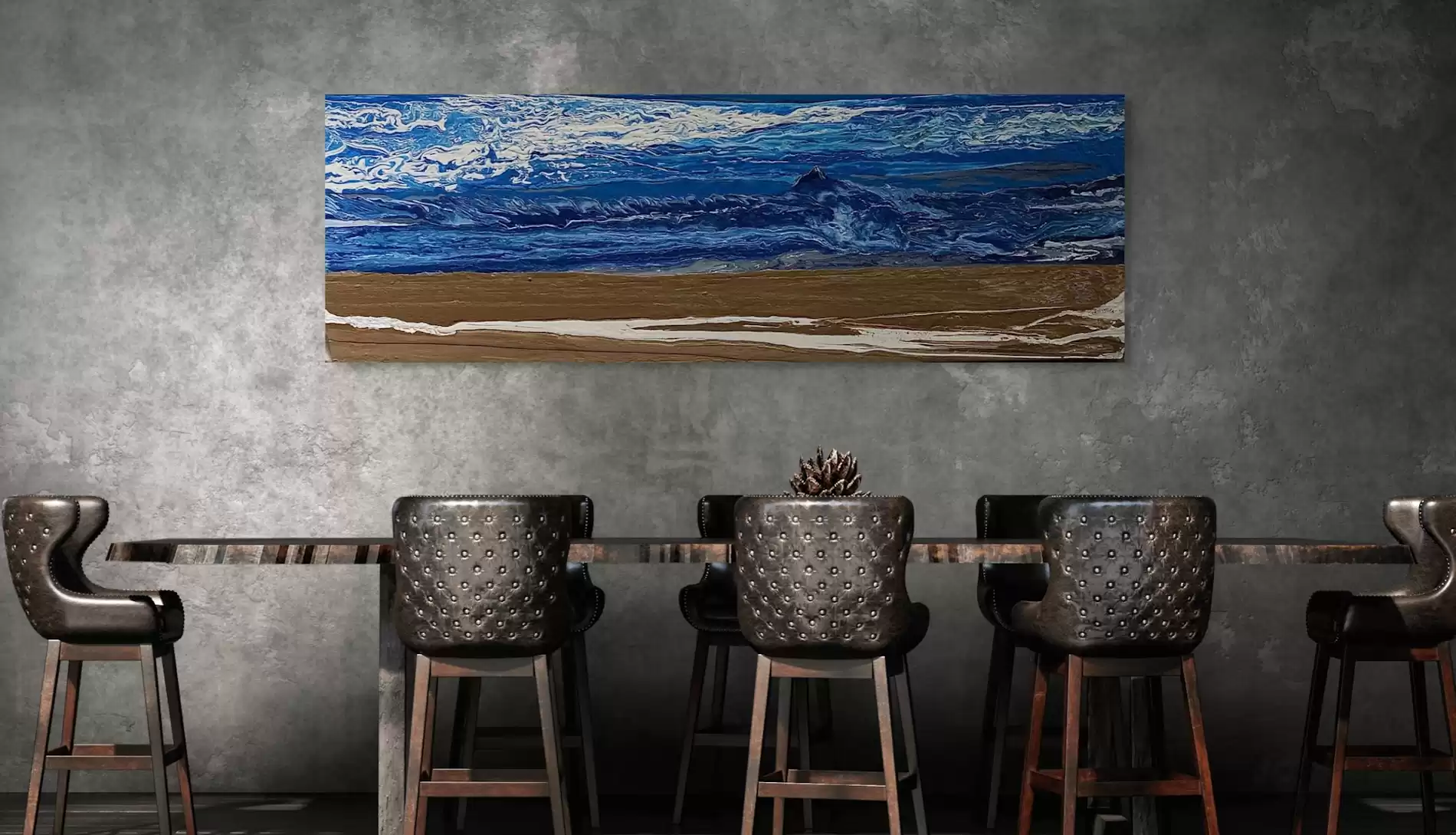 Why Interior Designers Choose Abstract Statement Art